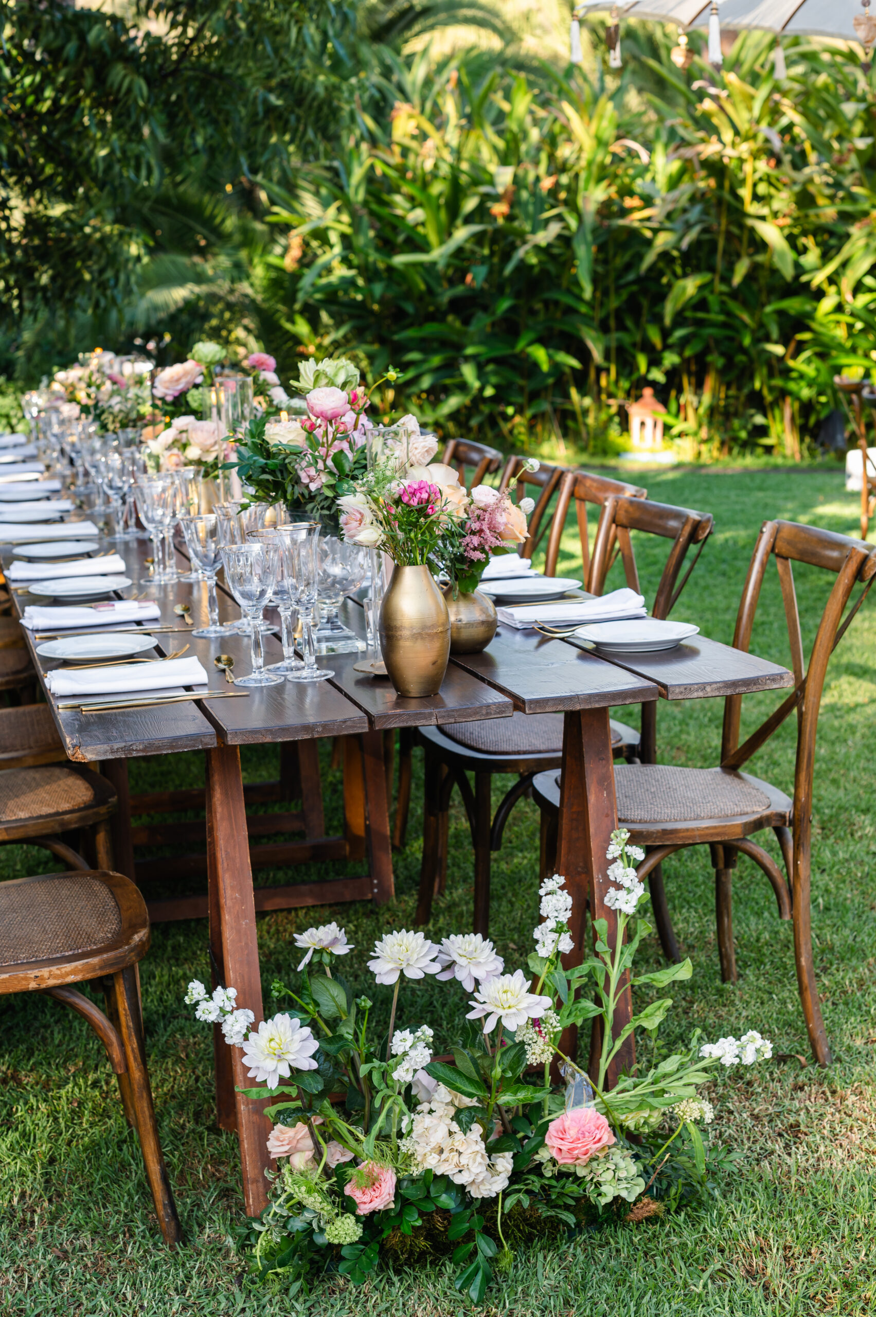 Classy table decor Marbella