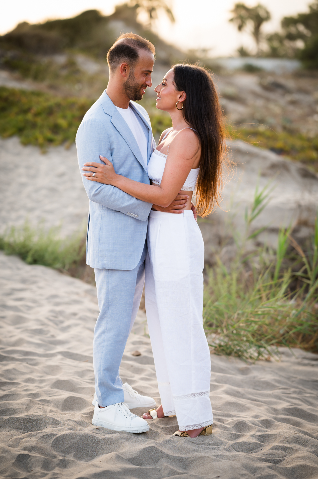 Sunset couples portraits Marbella